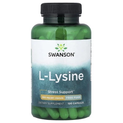 Swanson - L-Lysine | 500 mg | 100 Capsules