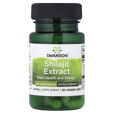 Swanson - Shilajit Extract | 100 mg | 30 Veggie Caps