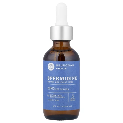 Neurogan Health - Spermidine Drops | Wild Berry | 20 mg | 2 fl oz (60 ml)