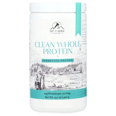 Mt. Capra Clean Whole Protein + Fermented Protein 14.1oz 400g