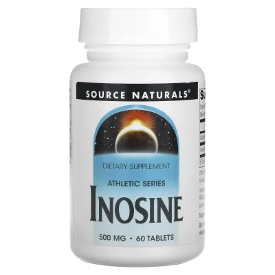 Source Naturals - Athletic Series | Inosine | 500 mg | 60 Tablets