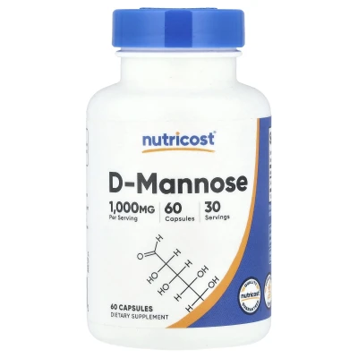 Nutricost - D-Mannose | 60 Capsules (500 mg per Capsule)