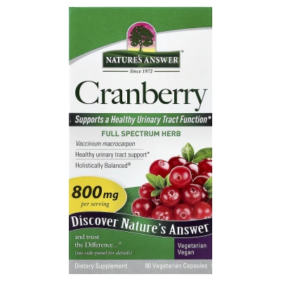 Nature's Answer - Cranberry | 90 Vegetarian Capsules (400 mg per Capsule)