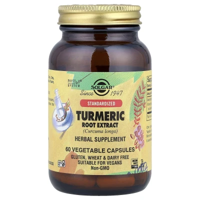 Solgar - Turmeric Root Extract | 60 Vegetable Capsules (400 mg per Capsule)