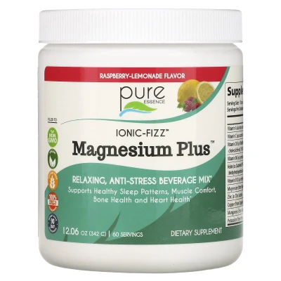 Pure Essence - Ionic-Fizz™ | Magnesium Plus™ | Raspberry Lemonade | 342 g (12.06 oz)