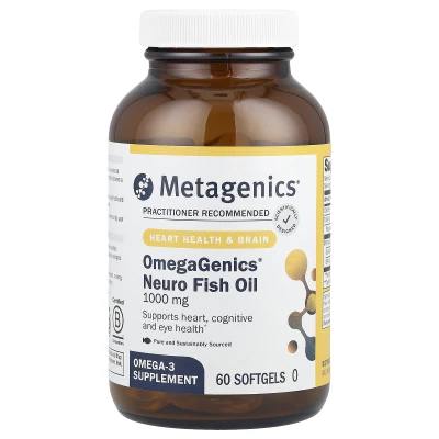 Metagenics - OmegaGenics® | Neuro Fish Oil | 1000 mg | 60 Softgels