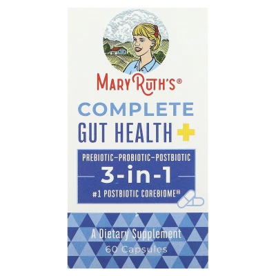 MaryRuth's - Complete Gut Health | 3-in-1 | 60 Capsules