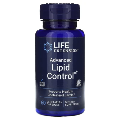 Life Extension - Advanced Lipid Control | 60 Vegetarian Capsules (500 mg per Capsule)