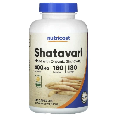 Nutricost - Shatavari | 600 mg | 180 Capsules