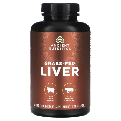 Ancient Nutrition - Grass-Fed Liver | 180 Capsules