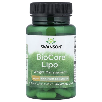 Swanson - BioCore® Lipo | Maximum Strength | 60 Veggie Caps (50 mg per Capsule)