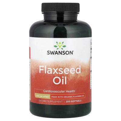 Swanson - Flaxseed Oil | 1000 mg | 200 Softgels