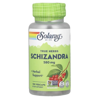 Solaray - True Herbs | Schizandra | 580 mg | 100 VegCaps