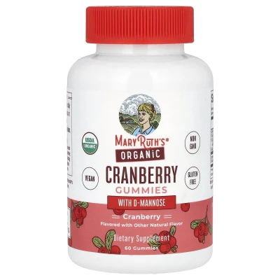 MaryRuth's - Organic Cranberry Gummies with D-Mannose | 60 Gummies