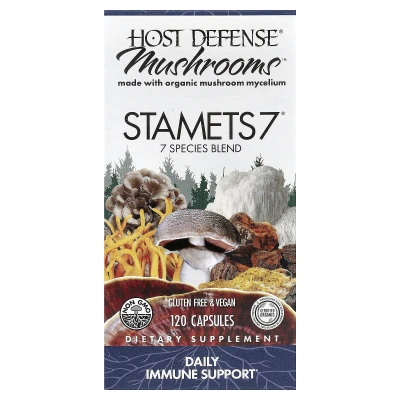 Host Defense - Mushrooms | STAMETS 7 | 120 Capsules