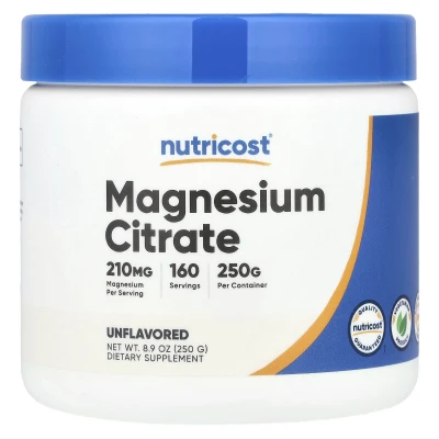 Nutricost - Magnesium Citrate | Unflavoured | 8.9 oz (250 g)
