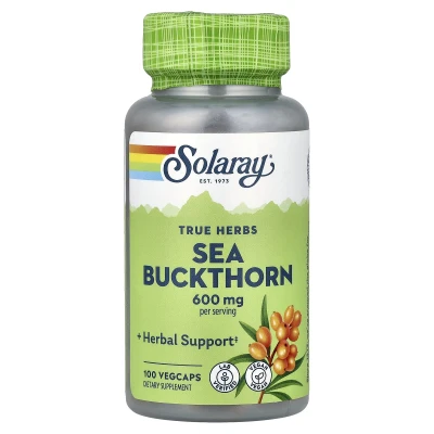 Solaray - Sea Buckthorn | 100 veg caps (300 mg per Capsule)