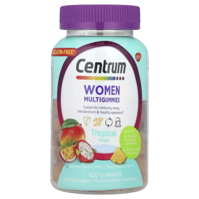 Centrum - Women Multigummies | Tropical Fruit | 100 Gummies