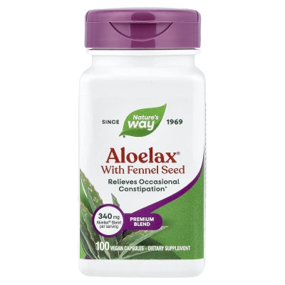 Nature's Way - Aloelax® with Fennel Seed | 100 Vegan Capsules