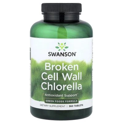 Swanson - Broken Cell Wall Chlorella | 360 Tablets