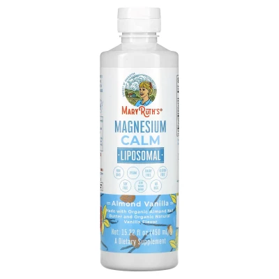 MaryRuth's - Magnesium Calm Liposomal | Almond Vanilla | 15.22 fl oz (450 ml)