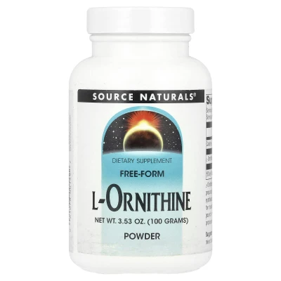 Source Naturals - L-Ornithine Powder | 100 g (3.53 oz)