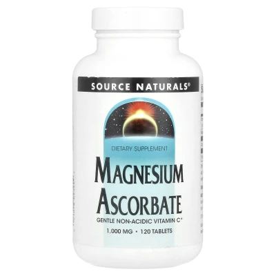 Source Naturals - Magnesium Ascorbate | 1000 mg | 120 Tablets