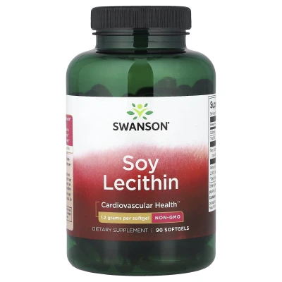 Swanson - Soy Lecithin | 1200 mg | 90 Softgels