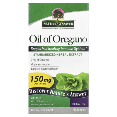 Nature's Answer - Oil of Oregano | 150 mg | 90 Softgels