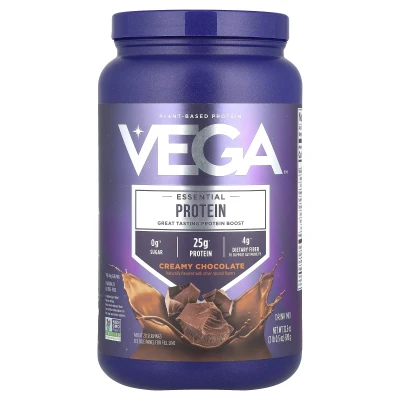 Vega - Essential Plant-Based Protein | Creamy Chocolate | 2 lb 0.5 oz (920 g)
