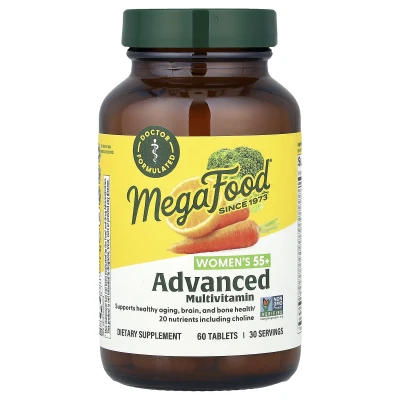 MegaFood - Women's 55+ | Advanced Multivitamin | 60 Tablets