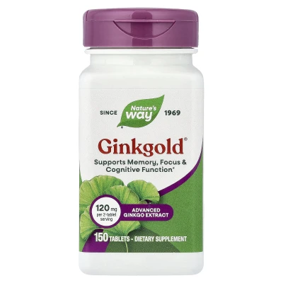 Nature's Way - Ginkgold® | 150 Tablets (60 mg per Tablet)