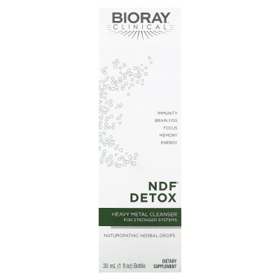 Bioray - NDF Detox | Heavy Metal Cleanser For Stronger Systems | 1 fl oz (30 ml)