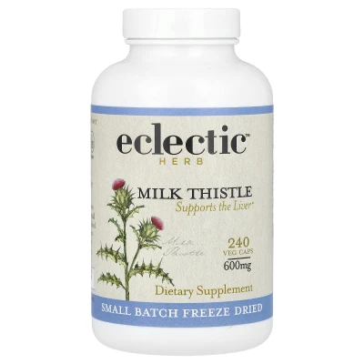 Eclectic Herb - Milk Thistle | 240 Veg Caps (600 mg per Cap)