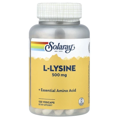 Solaray - L-Lysine | 500 mg | 120 VegCaps