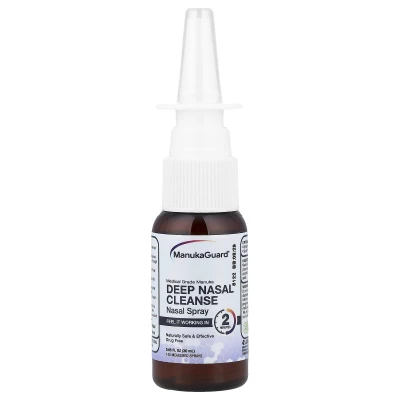 ManukaGuard - Medical Grade Manuka | Deep Nasal Cleanse Nasal Spray | 0.65 fl oz (20 ml)