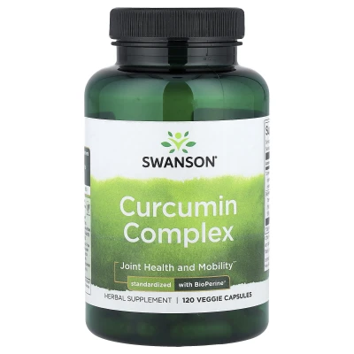 Swanson - Curcumin Complex | Standardised With BioPerine® | 120 Veggie Capsules