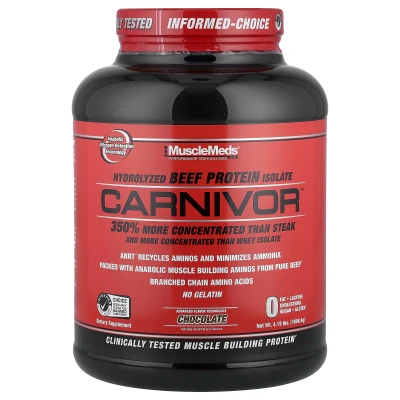 MuscleMeds - Carnivor™ | Hydrolysed Beef Protein Isolate | Chocolate | 4.19 lbs (1898.4 g)
