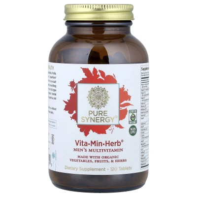 Pure Synergy - Vita-Min-Herb® | Men's Multivitamin | 120 Tablets