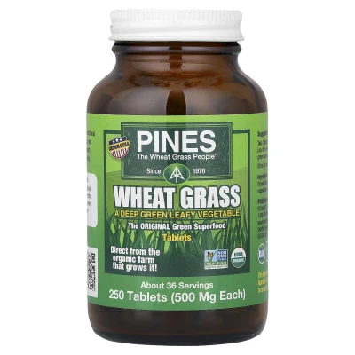 Pines International - Wheat Grass | 250 Tablets