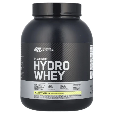 Optimum Nutrition - Platinum Hydro Whey® | Velocity Vanilla | 3.52 lb (1.6 kg)