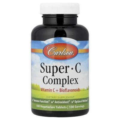 Carlson - Super C Complex | 100 Vegetarian Tablets