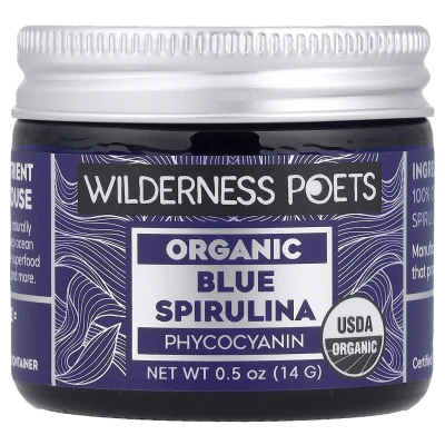 Wilderness Poets - Organic Blue Spirulina Phycocyanin | 0.5 oz (14 g)