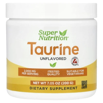 Super Nutrition - Taurine | Unflavoured | 7.05 oz (200 g)