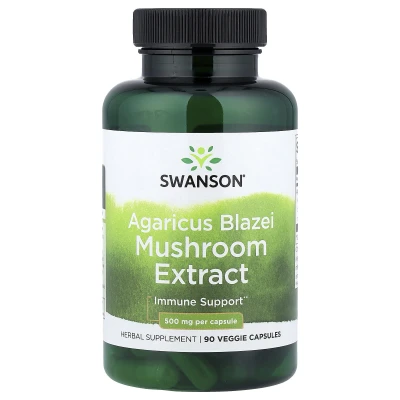 Swanson - Agaricus Blazei Mushroom Extract | 500 mg | 90 Veg Caps