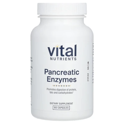 Vital Nutrients - Pancreatic Enzymes | 90 Capsules