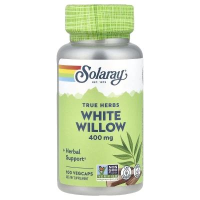 Solaray - True Herbs | White Willow | 400 mg | 100 VegCaps