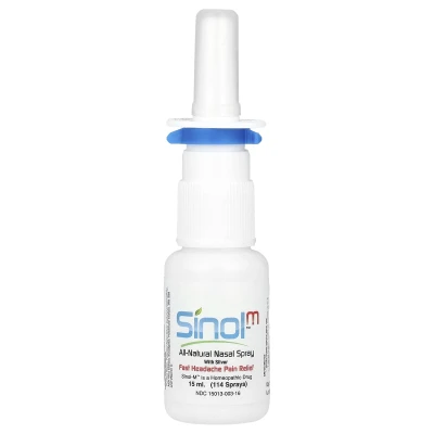 Sinol - SinolM™ | All-Natural Nasal Spray | Fast Headache Relief | 15 ml