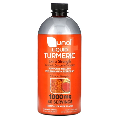 Qunol - Liquid Turmeric | Tropical Orange | 600 ml (20.3 fl oz)