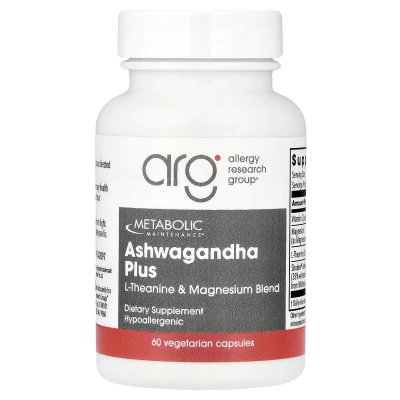 Metabolic Maintenance - Ashwagandha Plus | L-Theanine & Magnesium Blend | 60 Vegetarian Capsules